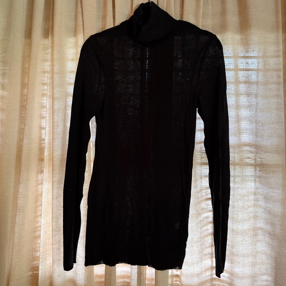 COS Black 100% merino wool turtleneck - Picture 1 of 5